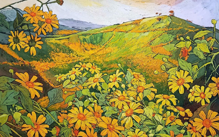 Triển lãm 'Hoa xuống phố': Bản hòa âm của núi rừng