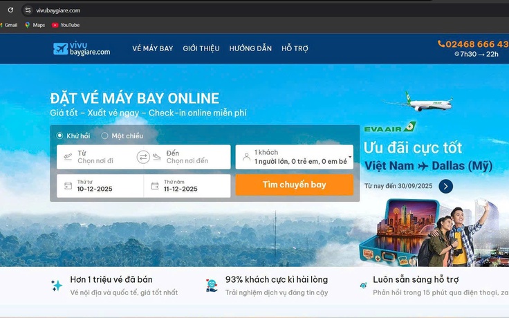 Mua vé máy bay tết qua đại lý, web 'ma': Đừng để sập bẫy lừa nữa!