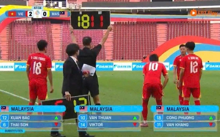 BTC SEA Games lại nhầm lẫn nghiêm trọng ở trận U.23 Việt Nam gặp Malaysia: Đó là…