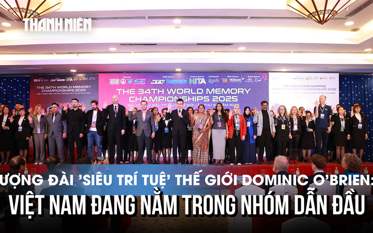 Tượng đài 'siêu trí nhớ' thế giới Dominic O'Brien: Việt Nam đang nằm trong nhóm dẫn đầu