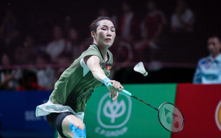 Bà xã tay vợt Nguyễn Tiến Minh bền bỉ ở tuổi 33, tiến sâu tại SEA Games 33
