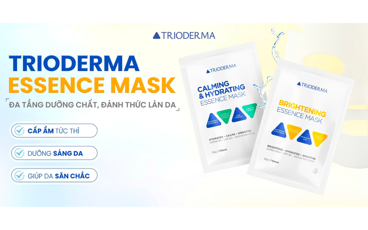 Trioderma ra mắt dòng mặt nạ dưỡng da với công thức ấn tượng, đa tầng hoạt chất