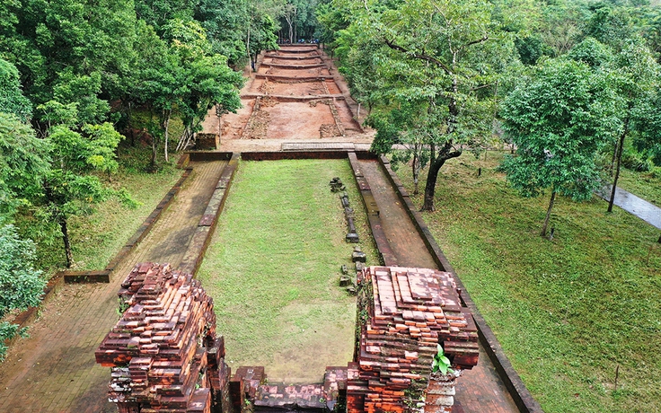 Diện mạo 'con đường thiêng' độc nhất dẫn vào thánh địa Mỹ Sơn