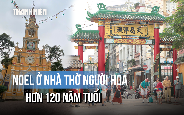 Nhà thờ người Hoa giữa Chợ Lớn, nơi nhiều bạn trẻ tìm đến dịp Noel