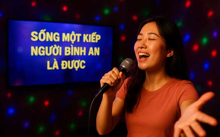 Trend hát karaoke 'sống một kiếp người bình an là được': Vì sao gây sốt cận tết 2026?