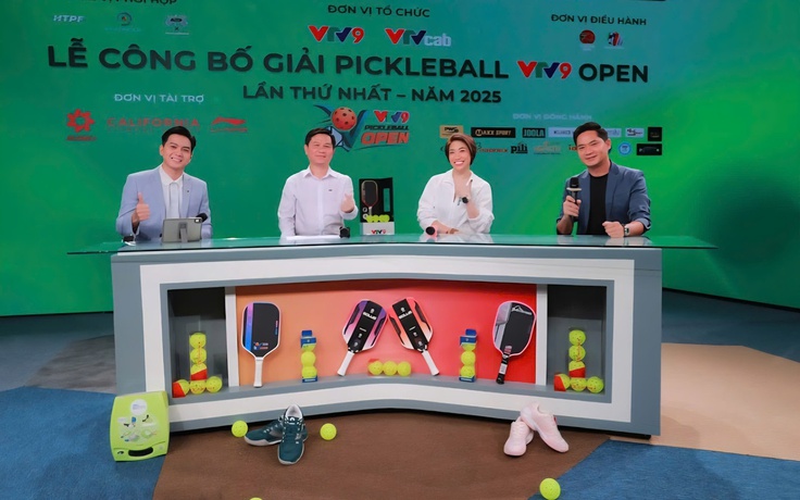 Chạm trán 'nảy lửa' giải pickleball VTV9 Open với giải thưởng cực kỳ hấp dẫn