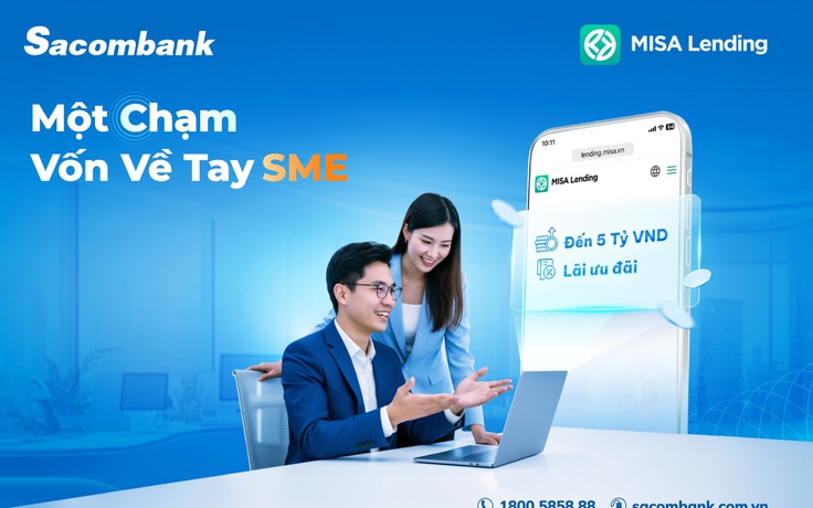 Sacombank hợp tác cùng MISA mở rộng cơ hội tiếp cận vốn, đồng hành doanh nghiệp SMEs
