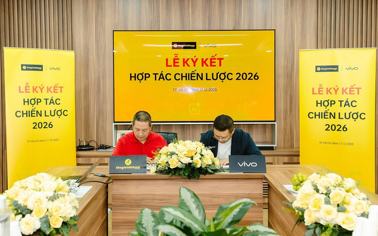 Thế Giới Di Động và vivo công bố 3 trụ cột chiến lược kinh doanh năm 2026