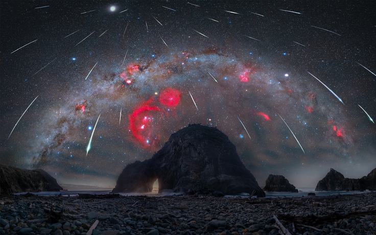 Chàng trai Việt chụp được mưa sao băng 'siêu đẹp', dân mạng mê mẩn