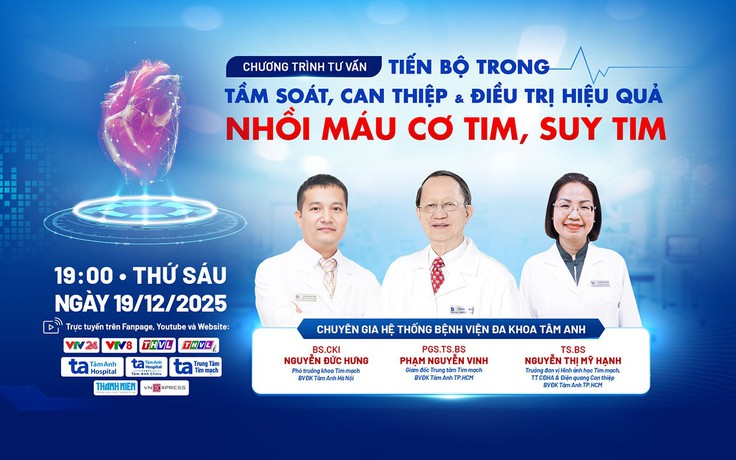 Chuyên gia tư vấn phương pháp mới tầm soát, điều trị nhồi máu cơ tim, suy tim