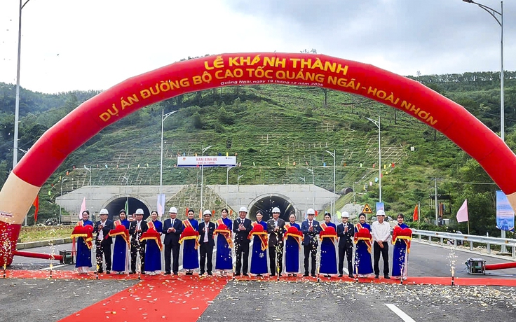 Khánh thành cao tốc Quảng Ngãi - Hoài Nhơn 20.400 tỉ đồng