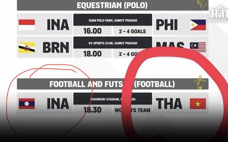 BTC SEA Games sai sót nghiêm trọng, nhầm cờ Thái Lan thành Việt Nam: Liệu có lời xin lỗi?