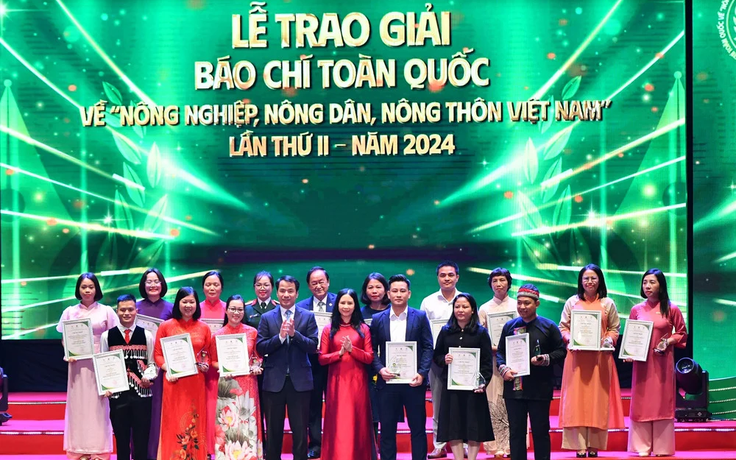45 tác phẩm đoạt giải báo chí toàn quốc về nông nghiệp, nông dân, nông thôn