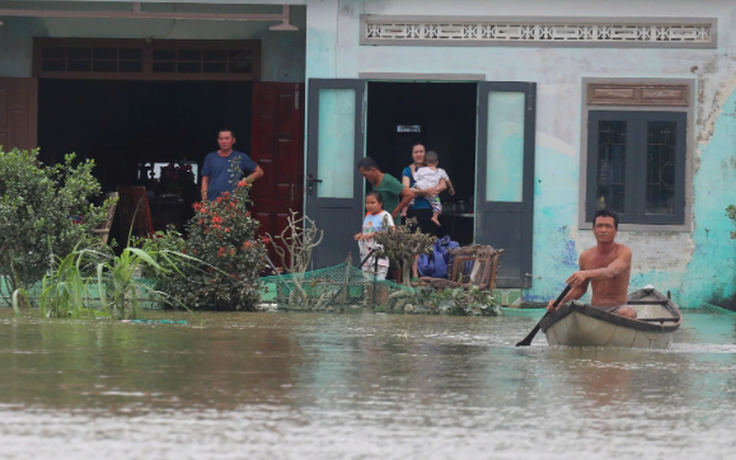 Không khí lạnh đi sâu xuống miền Trung, mưa lớn 2 ngày 300 mm