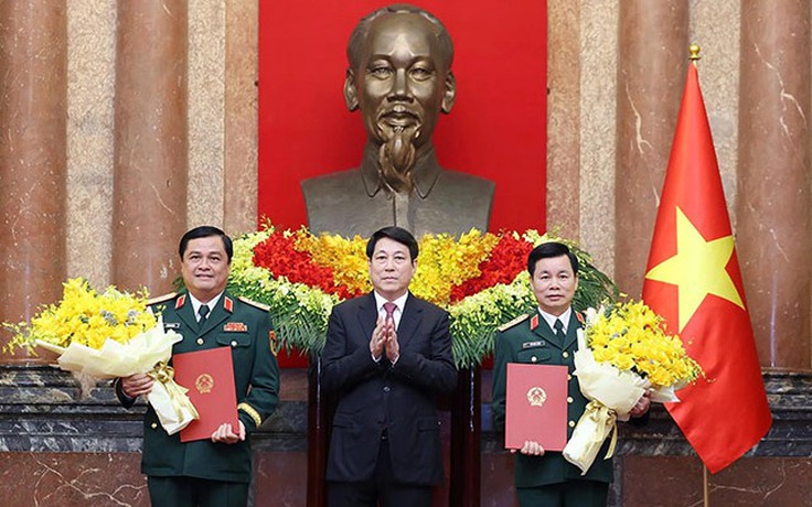 Chủ tịch nước trao quyết định thăng quân hàm thượng tướng