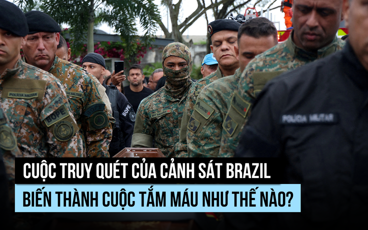 Từ truy quét băng nhóm thành 'tắm máu': Chiến dịch của cảnh sát Brazil diễn biến ra sao?