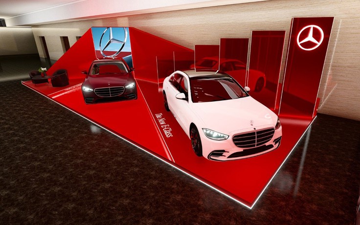 Mercedes-Benz trưng bày tại JW Marriott Hà Nội mùa Giáng sinh