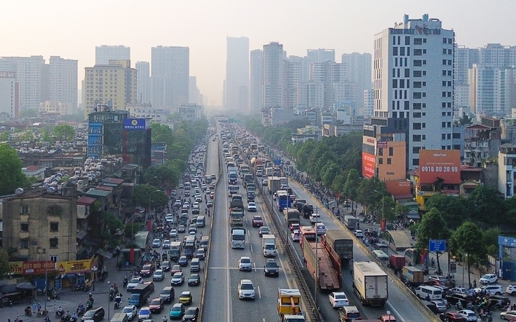 Hà Nội cấm xe tải trên 10 tấn, container đi vào Vành đai 3 trên cao giờ cao điểm