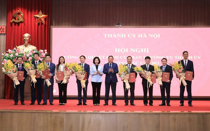 Thành ủy Hà Nội điều động, phân công lãnh đạo nhiều sở, ngành