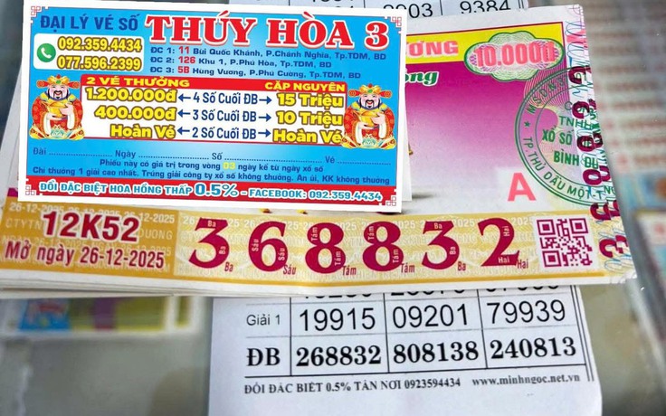 TP.HCM: Vừa có khách trúng lớn xổ số miền Nam ngày 26 tháng 12