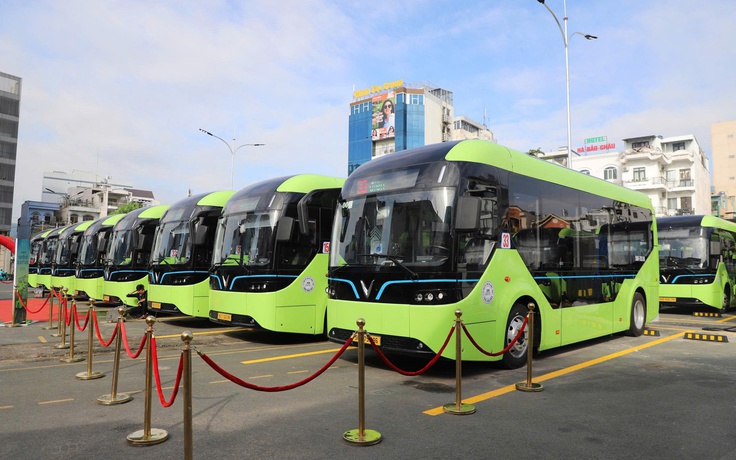 Ngày mai, TP.HCM có thêm 58 xe buýt điện Vinbus hoạt động