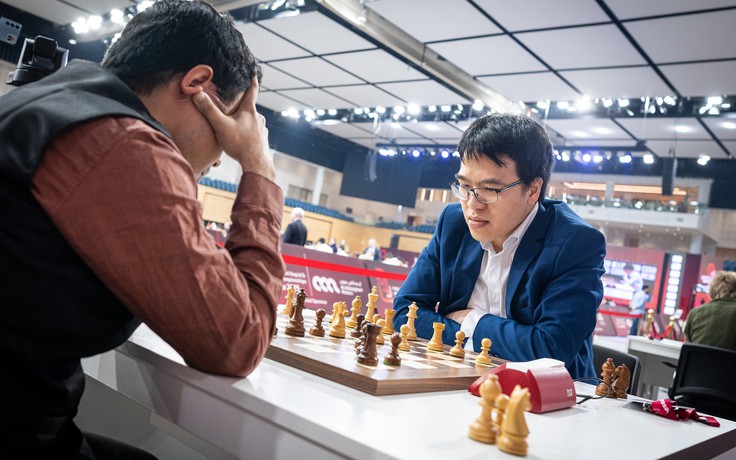 Lê Quang Liêm hụt hơi đáng tiếc ở giải cờ vua nhanh, chớp thế giới 