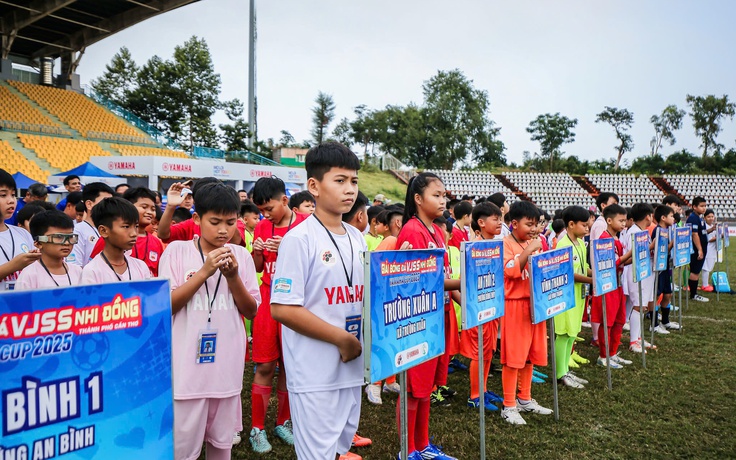 Hào hứng ngày khai màn giải bóng đá nhi đồng TP.Cần Thơ 2025