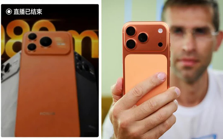 Rò rỉ hình ảnh Honor Power 2 có thiết kế giống hệt iPhone 17 Pro