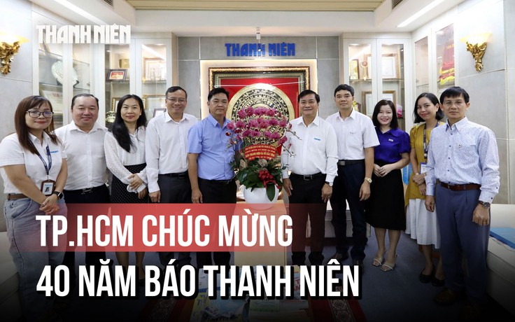 Ban Tuyên giáo và Dân vận Thành ủy TP.HCM thăm Báo Thanh Niên nhân kỷ niệm 40 năm