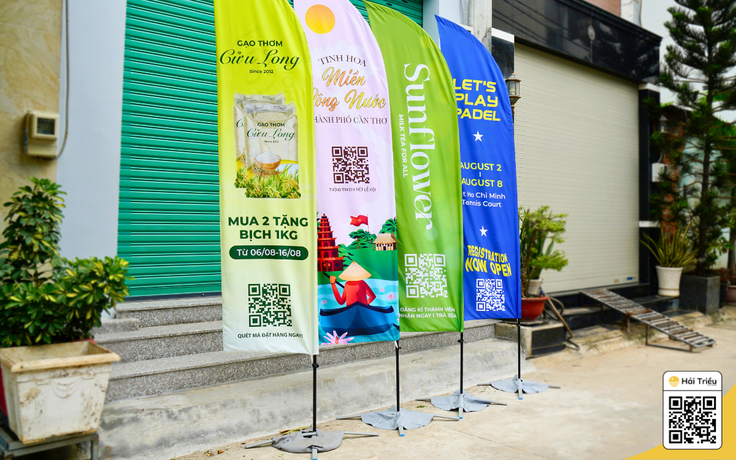 In vải Hải Triều: Từ sản xuất quy mô lớn đến tiên phong Cờ phướn Phygital