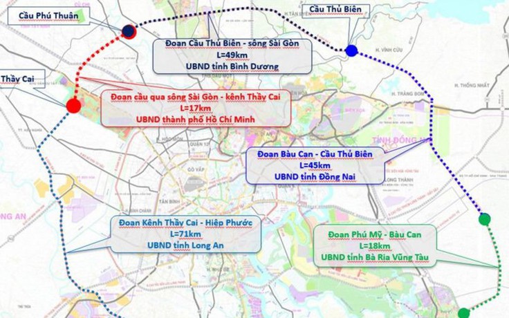 Đường Vành đai 4 TP.HCM đoạn qua Đồng Nai vốn 26.200 tỉ đồng sẽ sớm khởi công