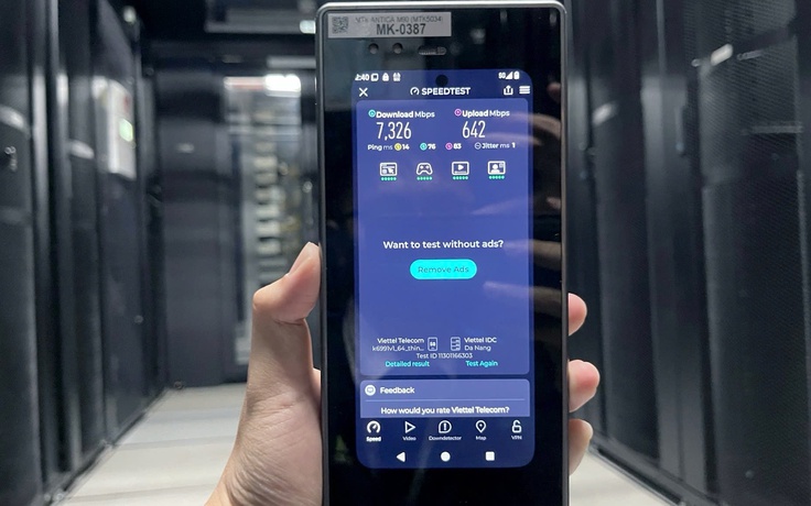 Thử nghiệm thành công mạng 5G đạt hơn 7 Gpbs tại Việt Nam