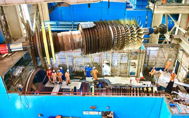 EPS hoàn thành vượt tiến độ đại tu tổ máy GT12 Nhà máy điện Phú Mỹ 1