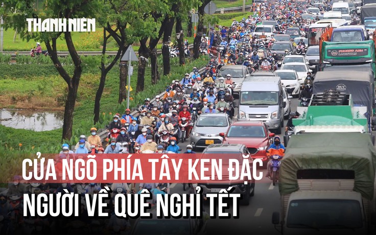 Dòng người ken đặc rời TP.HCM về quê nghỉ Tết Dương lịch