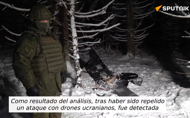 Ảnh chụp UAV bị nghi của Ukraine trong âm mưu tấn công dinh thự ông Putin