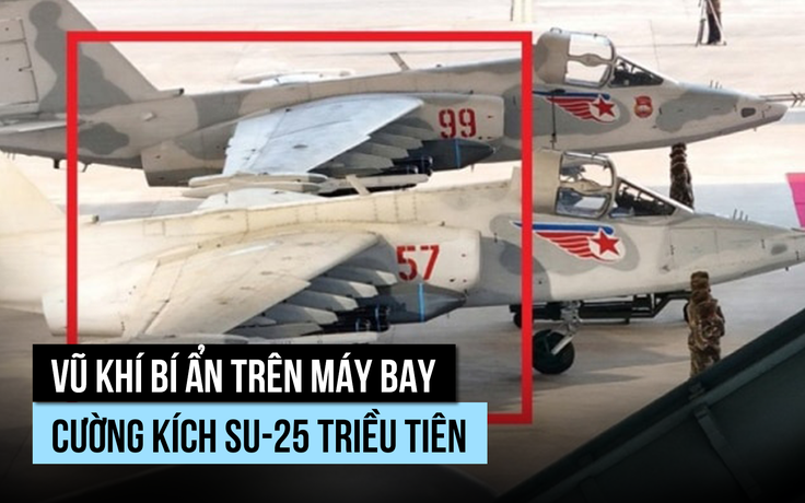 Vũ khí bí ẩn trên cường kích Su-25 Triều Tiên
