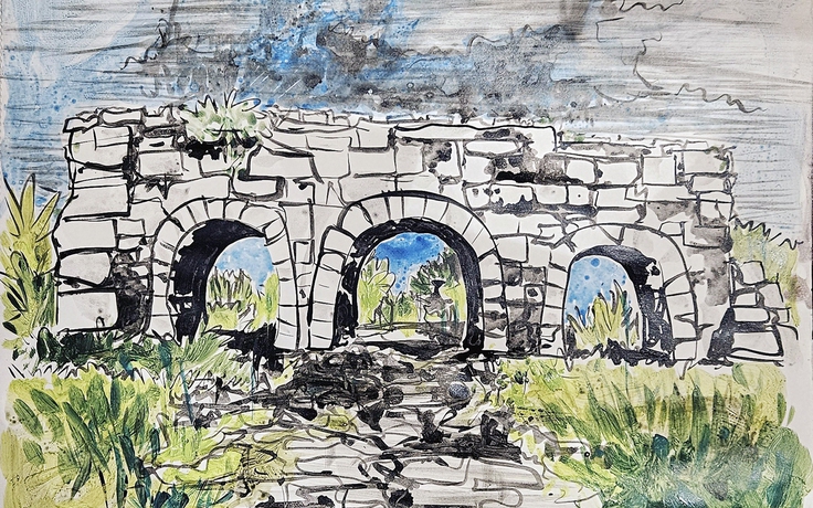 Tại sao đôi rồng đá ở Thành nhà Hồ bị cụt đầu?