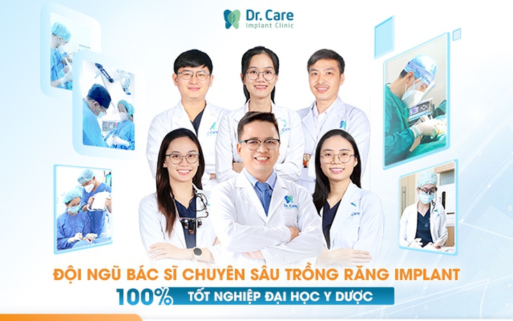 Trồng răng giả nguyên hàm: Giải pháp Implant tiết kiệm tại Dr. Care