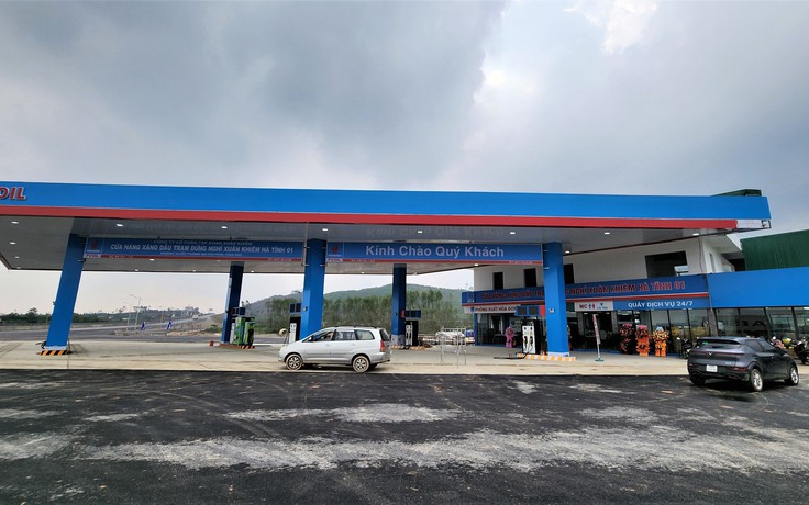 Trạm dừng nghỉ đầu tiên hoạt động trên cao tốc Hàm Nghi - Vũng Áng