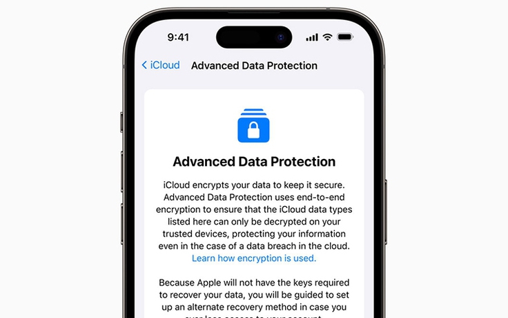 Anh muốn Apple tạo 'cửa hậu' cho iCloud