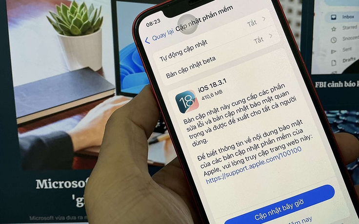 Apple chính thức phát hành iOS 18.3.1