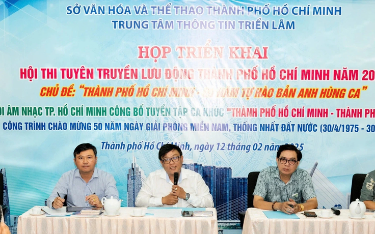 Thi tuyên truyền lưu động 'TP.HCM - 50 năm tự hào bản hùng ca'