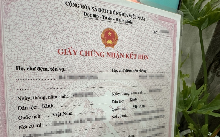 Không cần giấy xác nhận tình trạng hôn nhân khi đăng ký kết hôn