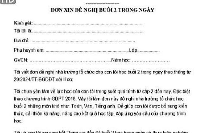 Dạy 2 buổi/ngày có 'lách' quy định dạy thêm?

