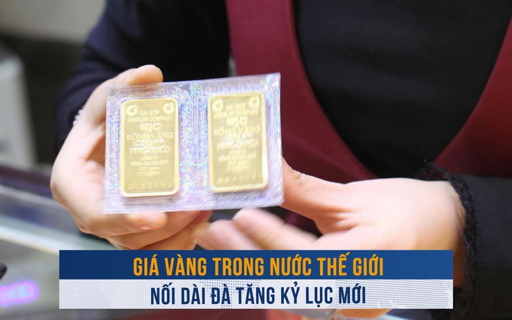 Biến động vàng ngày 24.2: Giá vàng trong nước và vàng thế giới nối dài đà tăng