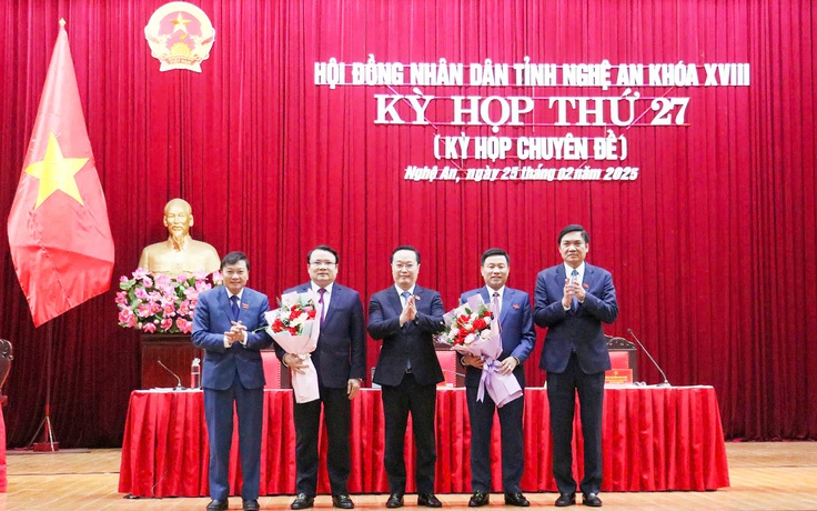 Nghệ An bầu thêm 2 phó chủ tịch UBND tỉnh