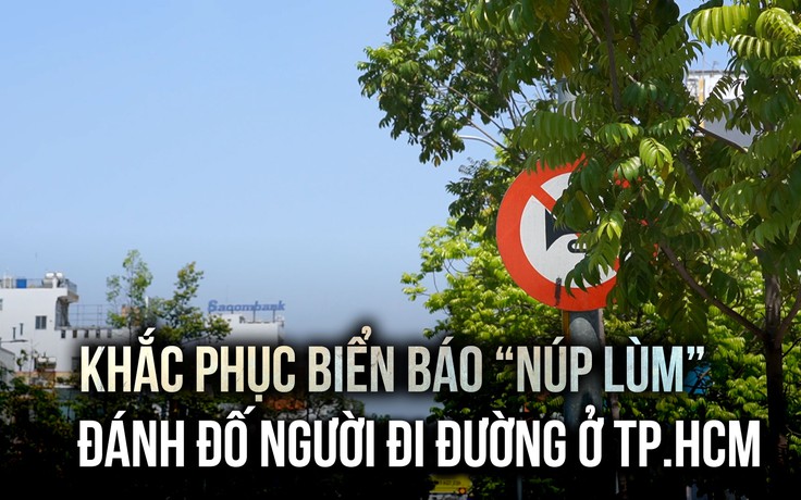 Hàng loạt biển báo 'lấp ló' làm khó người đi đường, Sở GTVT TP.HCM nói gì?