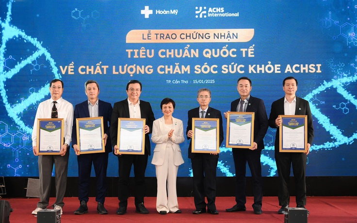 Tập đoàn Y khoa Hoàn Mỹ có 6 bệnh viện đạt tiêu chuẩn quốc tế ACHSI