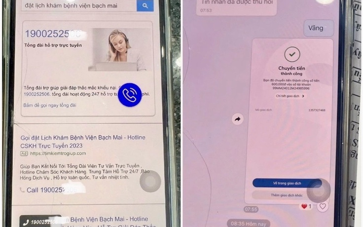 Mất tiền do đặt lịch khám tại bệnh viện công qua trang web giả mạo