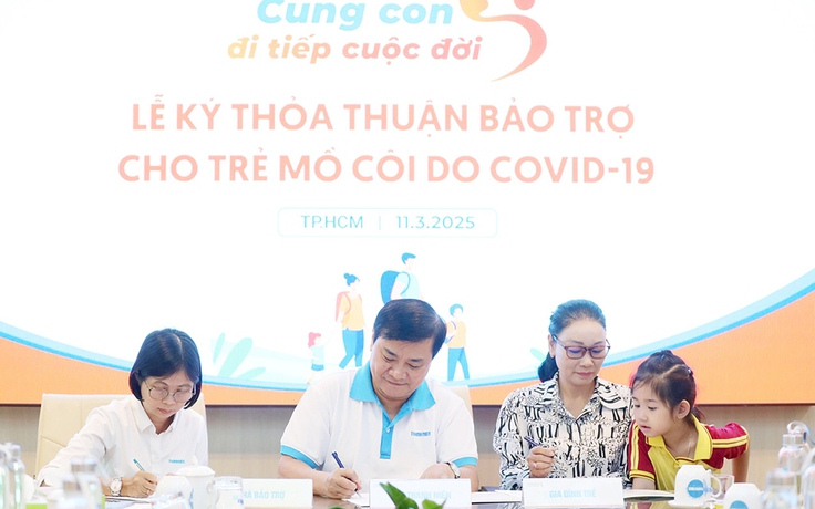 Ký bảo trợ lâu dài cho 5 trẻ mồ côi do Covid-19